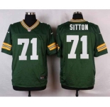 nike nfl jerseys green bay packers #71 sitton green[Elite]