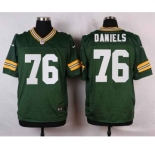 nike nfl jerseys green bay packers #76 daniels green[Elite]
