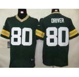 nike nfl jerseys green bay packers #80 driver green[elite]