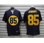 nike nfl jerseys green bay packers #85 jennings blue[Elite]