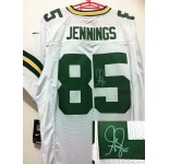 nike nfl jerseys green bay packers #85 jennings white[Elite signature]