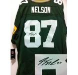 nike nfl jerseys green bay packers #87 nelson green[Elite signature]