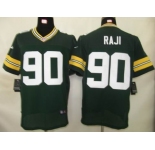 nike nfl jerseys green bay packers #90 raji green[elite]