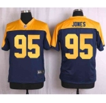 nike nfl jerseys green bay packers #95 jones yellow-blue[Elite]