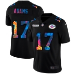 Green Bay Packers #17 Davante Adams Men's Nike Multi-Color Black 2020 NFL Crucial Catch Vapor Untouchable Limited Jersey