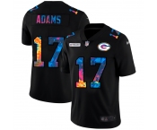 Green Bay Packers #17 Davante Adams Men's Nike Multi-Color Black 2020 NFL Crucial Catch Vapor Untouchable Limited Jersey