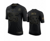 Green Bay Packers #55 Za'Darius Smith Black 2020 Salute to Service Limited Jersey