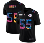 Green Bay Packers #55 Za'Darius Smith Men's Nike Multi-Color Black 2020 NFL Crucial Catch Vapor Untouchable Limited Jersey