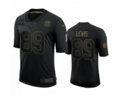 Green Bay Packers #89 Marcedes Lewis Black 2020 Salute to Service Limited Jersey