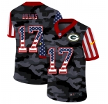 Men New Nike Green Bay Packers #17 Adams 2020 Nike Camo USA Salute to Service Limited Jersey
