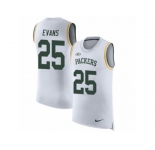 Men Nike Green Bay Packers #25 Marwin Evans White Rush Player Name & Number Tank Top NFL Jersey