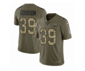 Men Nike Green Bay Packers #39 Demetri Goodson Limited Olive Camo 2017 Salute to Service NFL Jersey