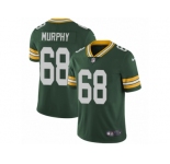 Men Nike Green Bay Packers #68 Kyle Murphy Green Team Color Vapor Untouchable Limited Player NFL Jersey