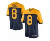 Men Nike Green Bay Packers #8 Justin Vogel Limited Navy Blue Alternate NFL Jersey