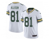 Men Nike Green Bay Packers #81 Geronimo Allison White Vapor Untouchable Limited Player NFL Jersey