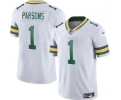 Men's Green Bay Packers #1 Micah Parsons White 2025 Vapor Untouchable Limited Football Stitched Jersey