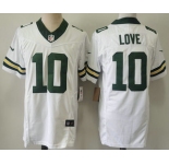 Men's Green Bay Packers #10 Jordan Love White 2023 FUSE Limited Stitched Jersey