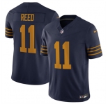 Men's Green Bay Packers #11 Jayden Reed Navy The 1923 Classic Vapor F.U.S.E. Limited Football Stitched Jersey
