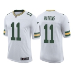 Men's Green Bay Packers #11 Sammy Watkins White Stitched Football Jersey