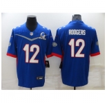 Men's Green Bay Packers #12 Aaron Rodgers Nike Royal 2022 NFC Pro Bowl Limited Player Jersey
