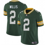 Men's Green Bay Packers #2 Malik Willis Green Vapor Limited Stitched Football Jersey