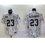 Men's Green Bay Packers #23 Jaire Alexander 2024 Arctic Camo Salute To Service Limited Stitched Football Jersey