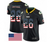 Men's Green Bay Packers #26 Darnell Savage Jr. Limited Black Rush USA Flag Football Jersey
