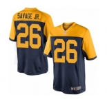 Men's Green Bay Packers #26 Darnell Savage Jr. Limited Navy Blue Alternate Football Jersey