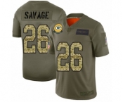 Men's Green Bay Packers #26 Darnell Savage Jr. Limited Olive Camo 2019 Salute to Service Limited Football Jersey