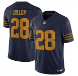 Men's Green Bay Packers #28 A. J. Dillon Navy The 1923 Classic Vapor F.U.S.E. Limited Football Stitched Jersey