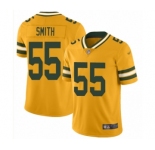 Men's Green Bay Packers #55 Za'Darius Smith Limited Gold Inverted Legend Football Jersey