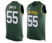 Men's Green Bay Packers #55 Za'Darius Smith Limited Green Player Name & Number Tank Top Football Jersey