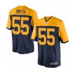 Men's Green Bay Packers #55 Za'Darius Smith Limited Navy Blue Alternate Football Jersey