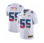 Men's Green Bay Packers #55 Za'Darius Smith White Multi-Color 2020 Football Crucial Catch Limited Football Jersey
