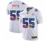 Men's Green Bay Packers #55 Za'Darius Smith White Multi-Color 2020 Football Crucial Catch Limited Football Jersey