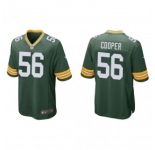 Men's Green Bay Packers #56 Edgerrin Cooper Green Vapor Limited Football Stitched Jersey