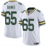 Men's Green Bay Packers #65 Aaron Banks White 2025 Vapor Untouchable Limited Football Stitched Jersey
