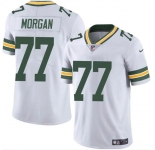 Men's Green Bay Packers #77 Jordan Morgan White 2024 Draft Vapor Limited Football Stitched Jersey