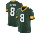 Men's Green Bay Packers #8 Josh Jacobs Green Vapor Limited Football Stitched Jersey