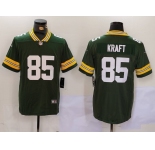 Men's Green Bay Packers #85 Tucker Kraft Green Vapor Untouchable Stitched Football Jersey