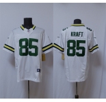 Men's Green Bay Packers #85 Tucker Kraft White Vapor 2025 F.U.S.E. Limited Football Stitched Jersey
