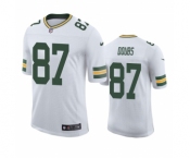 Men's Green Bay Packers #87 Romeo Doubs White Stitched NFL Vapor Untouchable Limited Jersey