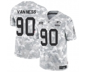 Men's Green Bay Packers #90 Lukas Van Ness 2024 F.U.S.E Arctic Camo Salute To Service Limited Stitched Football Jersey