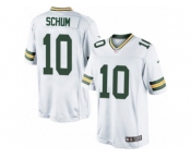 Men's Nike Green Bay Packers #10 Jacob Schum Limited White NFL Jersey