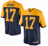 Men's Nike Green Bay Packers #17 Davante Adams Limited Navy Blue Alternate NFL Jersey