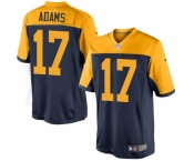 Men's Nike Green Bay Packers #17 Davante Adams Limited Navy Blue Alternate NFL Jersey
