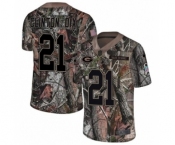 Men's Nike Green Bay Packers #21 Ha Clinton-Dix Limited Camo Rush Realtree NFL Jersey