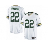 Men's Nike Green Bay Packers #22 Aaron Ripkowski Limited White NFL Jersey