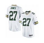 Men's Nike Green Bay Packers #27 Josh Jones Limited White NFL Jerseyey
