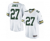 Men's Nike Green Bay Packers #27 Josh Jones Limited White NFL Jerseyey